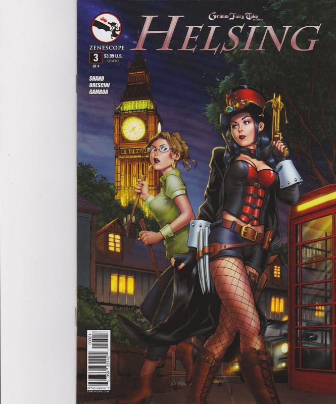 Helsing #3 Cover B Zenescope GFT Comic NM Cummings