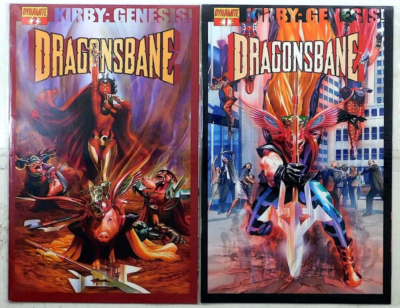 Kirby: Genesis - Dragonsbane Lot of 2 #1, 2 2012 Dynamite Circe 1st Print Comics
