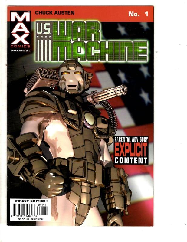 Lot Of 9 US War Machines Marvel Comic Books # 1 2 3 4 5 6 7 8 9 Iron Man J308
