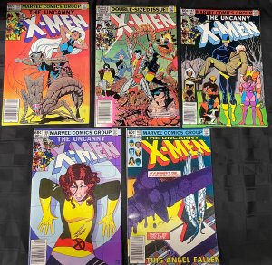 Uncanny X-Men #165, 166, 167, 168, 169 five issue lot