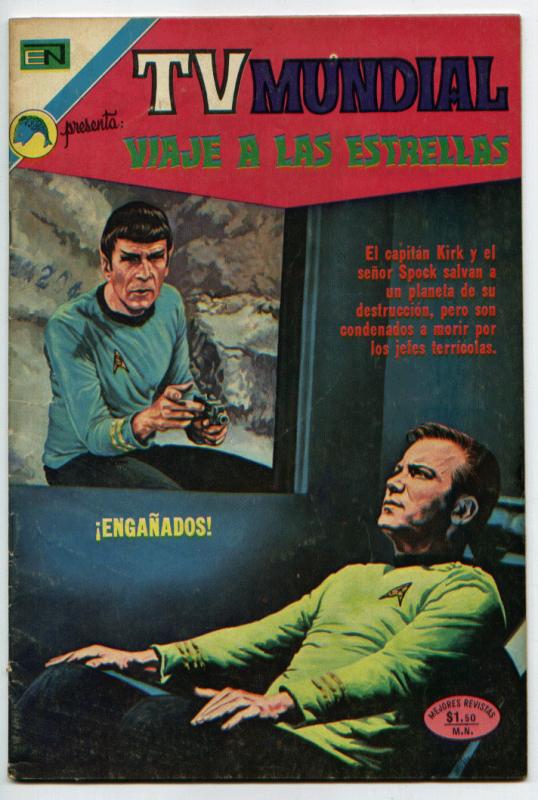 Star Trek #5 (T.V. Mundial #241) FN- 5.5  Scarce Mexican comic book by EN