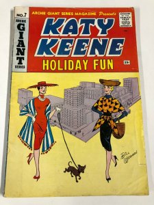 ARCHIE GIANT SERIES 7 KATY KEEN HOLIDAY FUN VG classic WOGGON September 1960