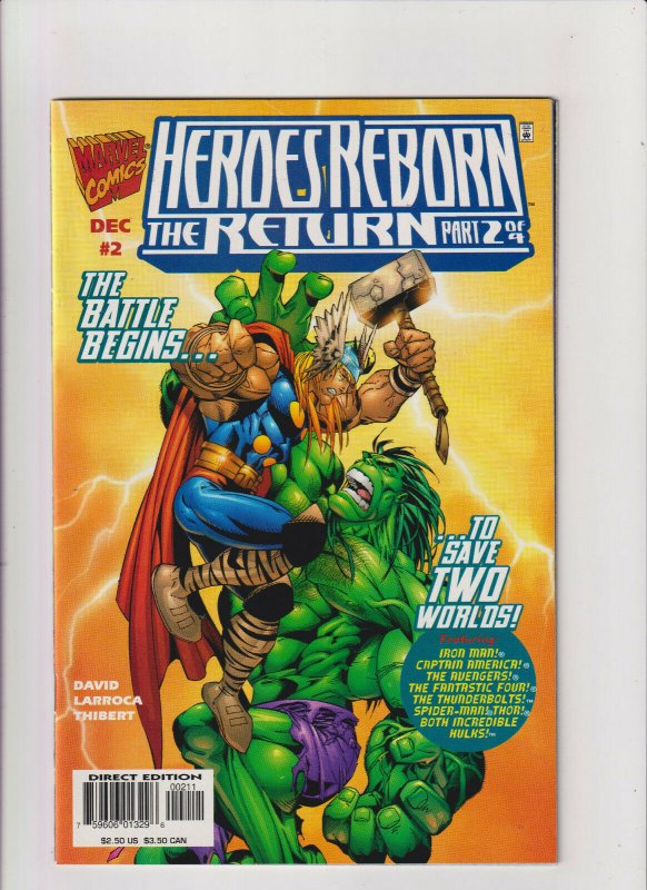 Heroes Reborn: The Return #1,2,3,4 Full Set 1997 Marvel Comics Avengers FF Thor