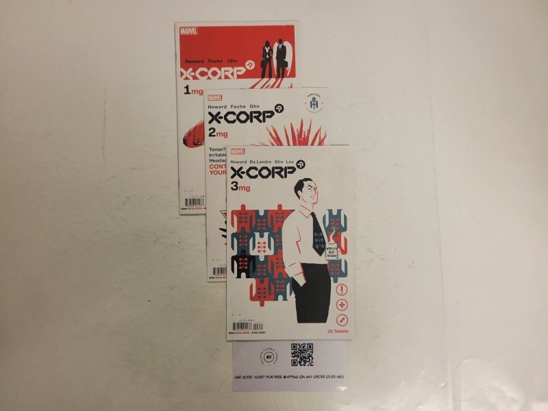 3 X-Corp Marvel Comic Books #1 2 3 67 TJ41