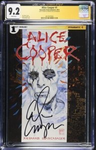 Alice Cooper #1 2014 Dynamite Entertainment CGC 9.2 JSA Signed