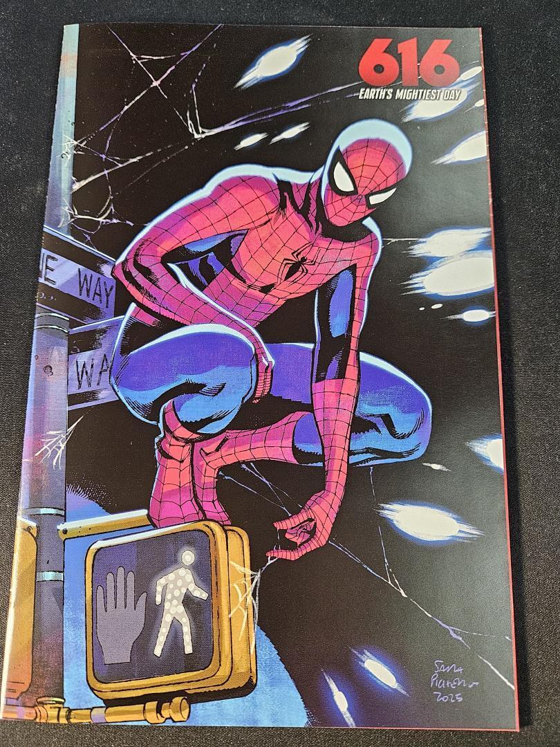 Spider-Man #2, NM 616 Day Pichelli Variant, Marvel, 2025