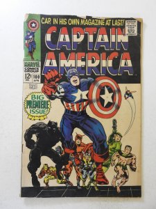 Captain America #100 (1968) GD/VG Condition 1 in spine split