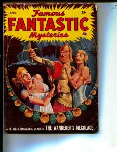 Famous Fantastic Mysteries-Pulp-5/1943-H. Rider Haggard-Margaret St. Clair