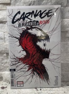 CARNAGE: Black White & Blood #1 NM (Marvel 2021) Limited Series NM+ Gleason