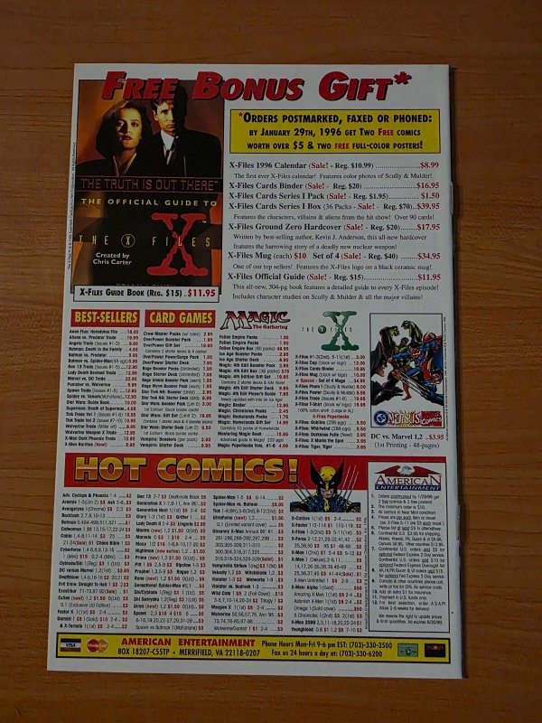 The X-Files #11 ~ NEAR MINT NM ~ 1996 Topps Comics