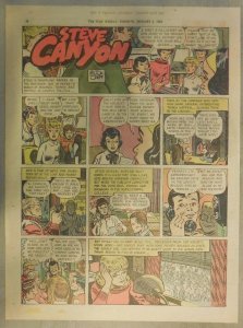 (52) Steve Canyon Sundays by Milton Caniff  from 1962 Complete Year ! Tabloid
