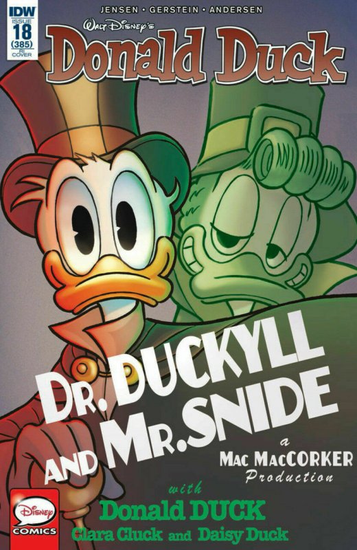 DONALD DUCK #18 1:10 RETAILER INCENTIVE VARIANT COVER NM.