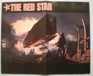 RED STAR Promo poster, 13 x 11, 2000, Unused, more in our store