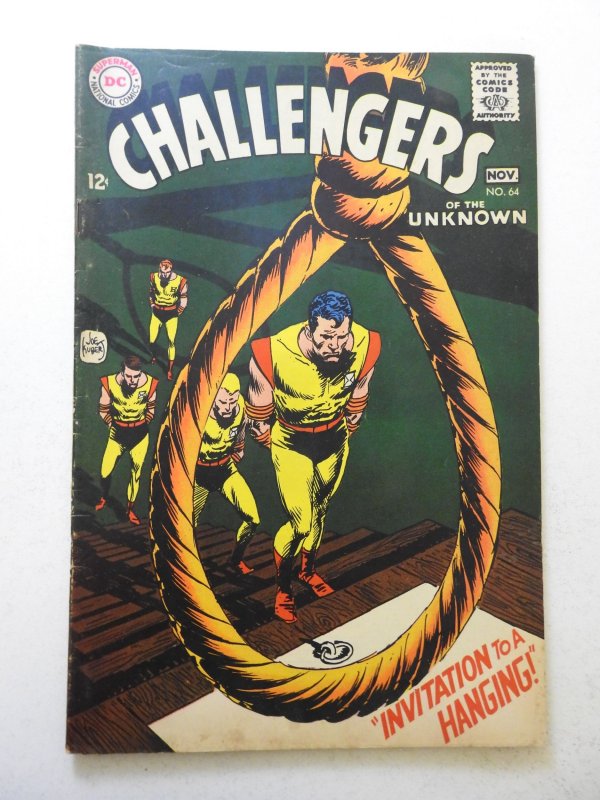 Challengers of the Unknown #64 (1968) FN Condition!