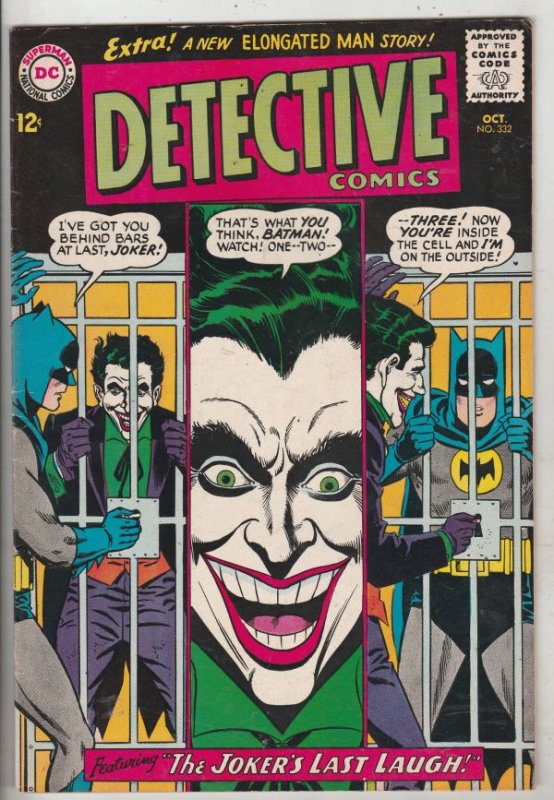Detective Comics #332 (Oct-64) VF+ High-Grade Batman, Robin
