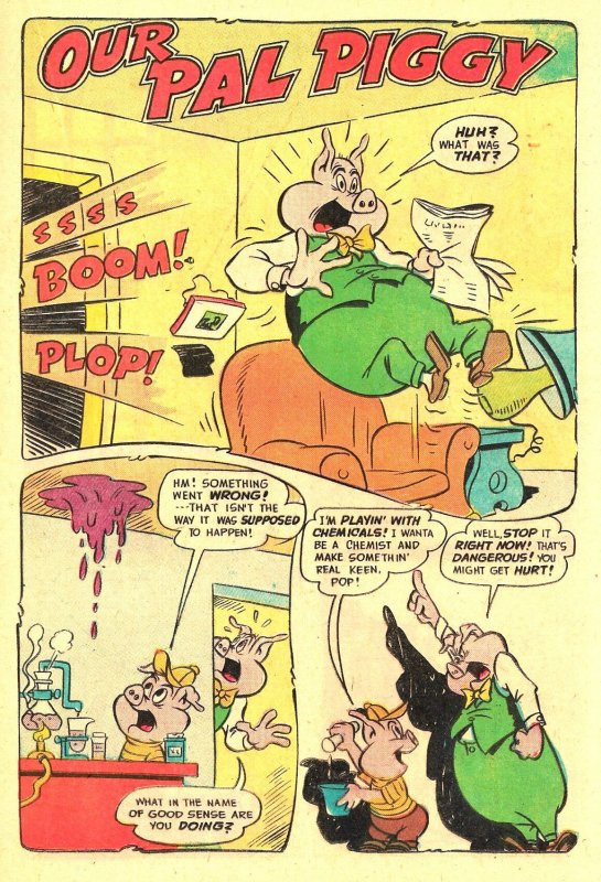 GIGGLE COMICS #76 (Mar19519) 7.0 FN/VF • Jack Bradbury! Lotsa Funny Animals!