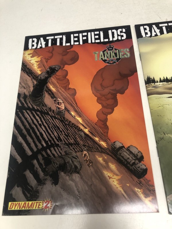 Battlefields (2009) Set Issues # 1-3 Garth Ennis • Avina • Dynamite • Tankies •