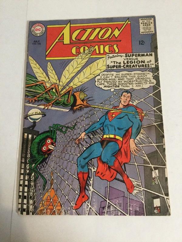 Action Comics 326 Vg Very Good 4.0 Water Damage Silver Age