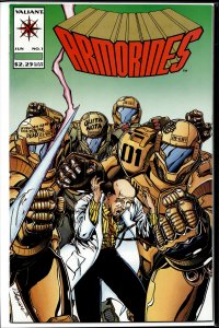 Armorines #1 Signature Series Cover (1994) Armorines