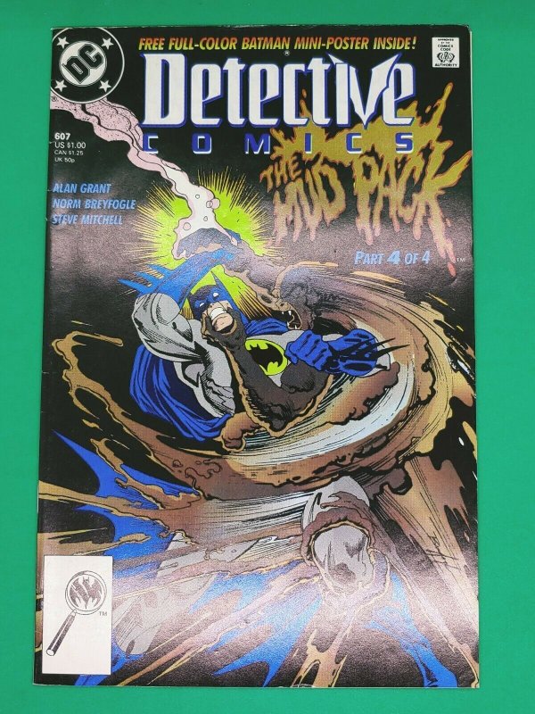 Detective Comics #607 Mud Pack 4/4 VF/NM DC Comic C1B 