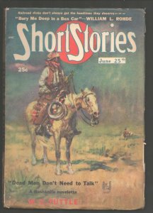 Short Stories 6/25/1948-Pulp stories-Frank Gruber-W.C. Tuttle-VG/FN