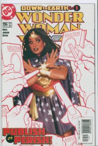 Wonder Woman #196 Adam Hughes Cover DC Comics 2003 VF