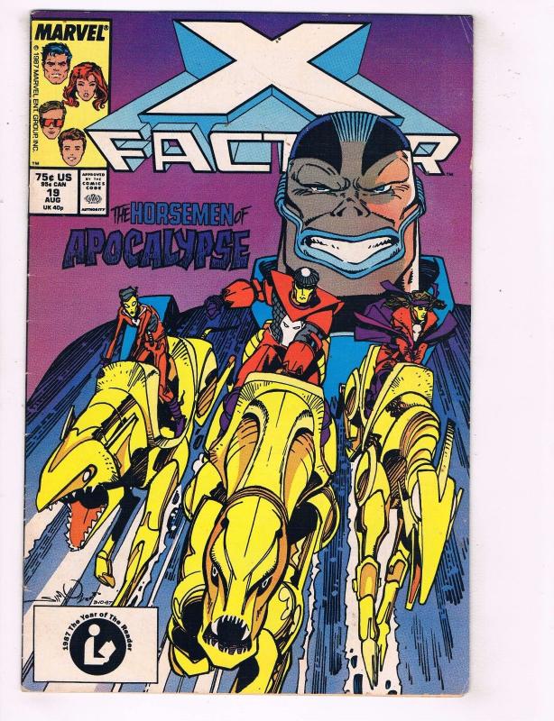 X-Factor # 19 FN/VF Marvel Comic Book X-Men Apocalypse Angel Wolverine J76