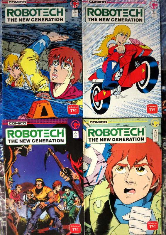 ROBOTECH: THE NEW GENERATION #1-24 (1985) short one issue, nice VG-F/better