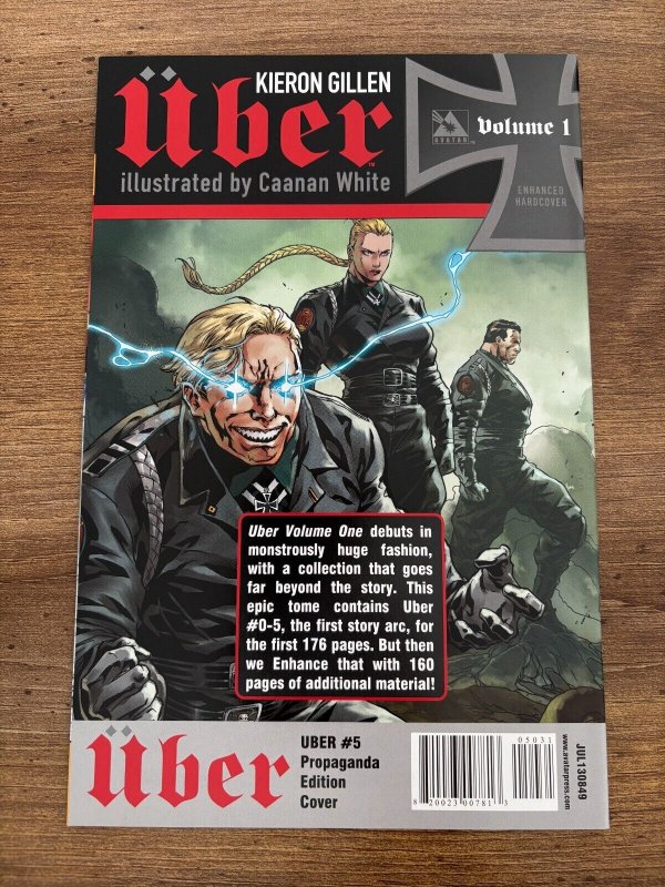 Uber # 5 NM Propaganda Variant Avatar Press Comic Book 1st Print 7 J284