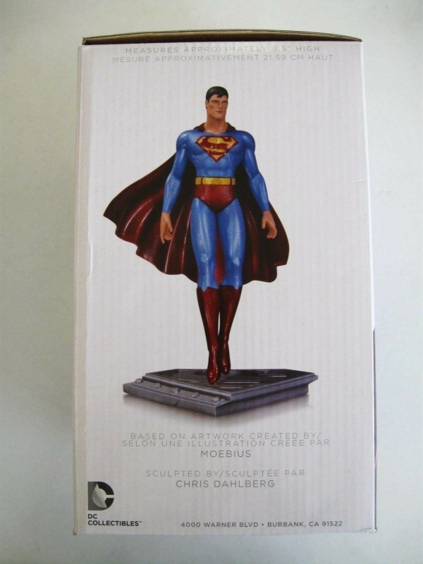 SUPERMAN THE MAN OF STEEL STATUE (based on the art of MOEBIUS!)