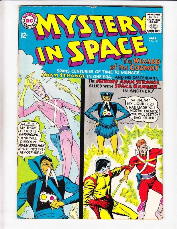 Mystery in Space #98 FN- march 1965 - adam strange - space ranger - silver age