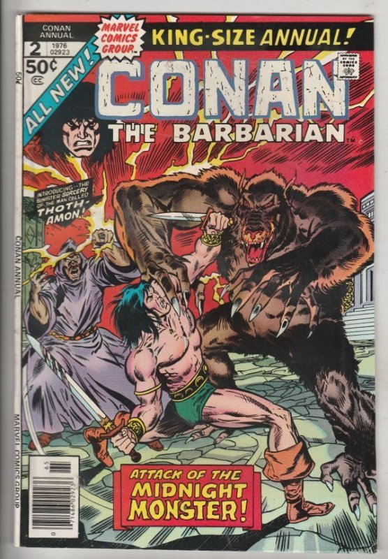 Conan the Barbarian King-Size #2 (Jan-76)  PRICE DROP! VF/NM High-Grade Conan!