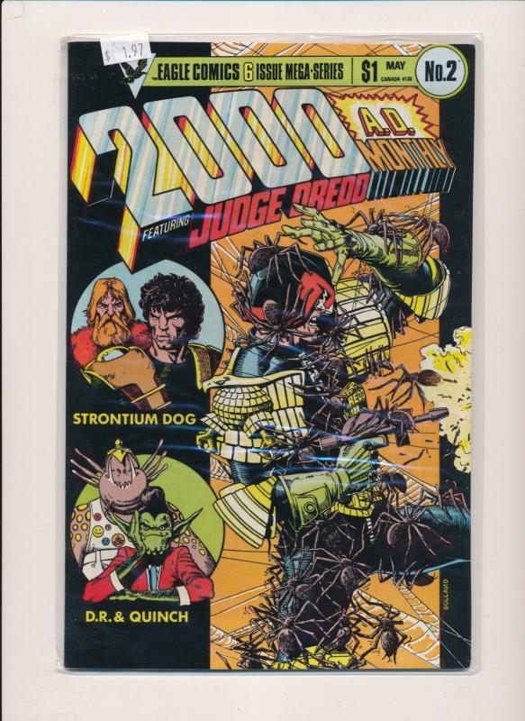 Eagle Comics 2000 A.D. ft JUDGE DREDD MEGA SERIES #1-6  VF/NM (PF252)