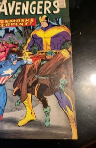 The Avengers #33 (1966)to smash a serpent