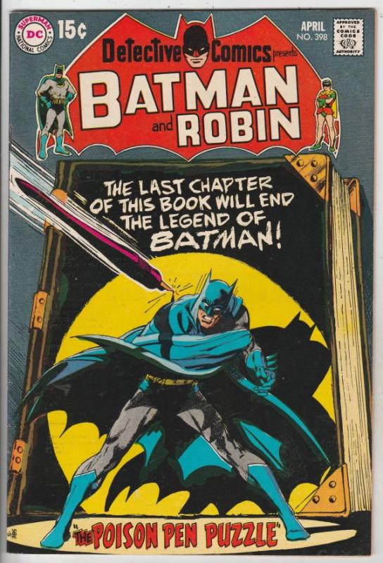 Detective Comics #398 (Apr-70) NM Super-High-Grade Batman