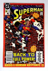 Superman #50 (1990) NM- Superman DC