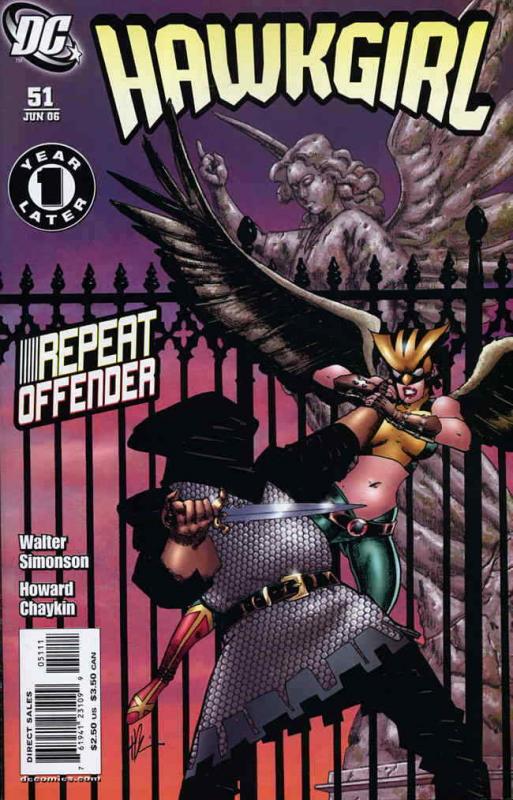 Hawkgirl #51 VF/NM; DC | save on shipping - details inside