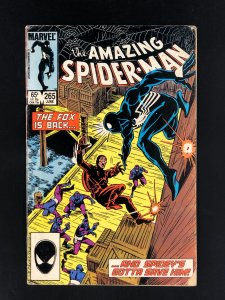 The Amazing Spider-Man #265 (1985) GD Black Costume Spidey!