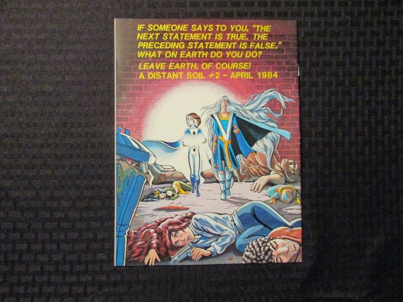 1983 A DISTANT SOIL #1 Warp Graphics Comics FN+ 6.5