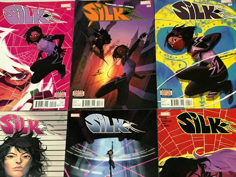 SILK#2-18 VF/NM LOT 2016 (17 BOOKS) MARVEL COMICS