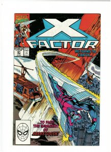 X-Factor 51 VF 8.5 Marvel Comics 1990 Archangel vs. Sabretooth
