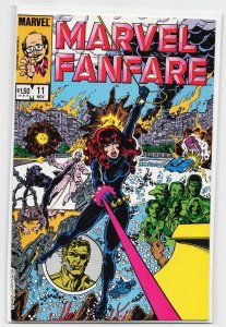 Marvel Fanfare #11 (1983) Black Widow [Key Issue]