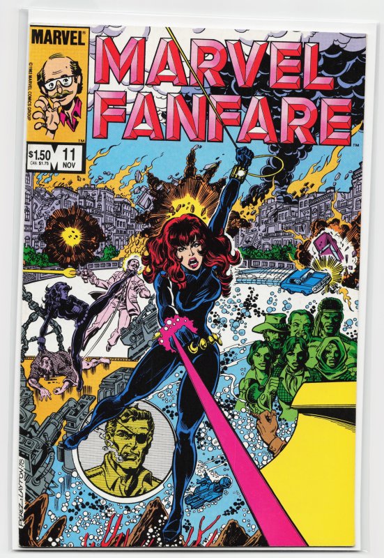 Marvel Fanfare #11 (1983) Black Widow [Key Issue]
