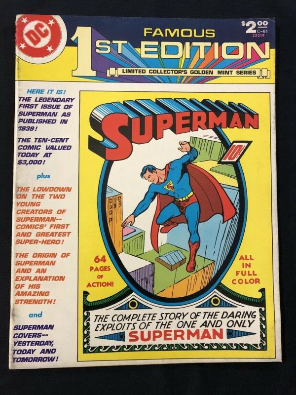 Famous First Edition C-61 1979- Superman #1