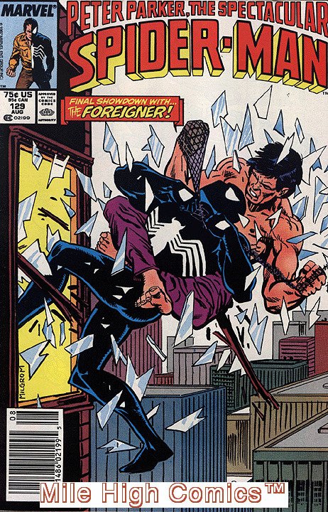 PETER PARKER (1976 Series)  (SPECTACULAR SPIDER-MAN) #129 NEWSSTAND Very Fine