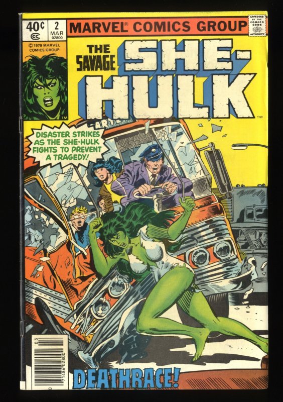 Savage She-Hulk #2 VF- 7.5