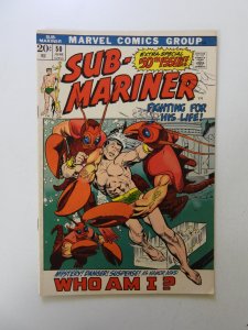 Sub-Mariner #50 (1972) VG/FN condition ink in cover