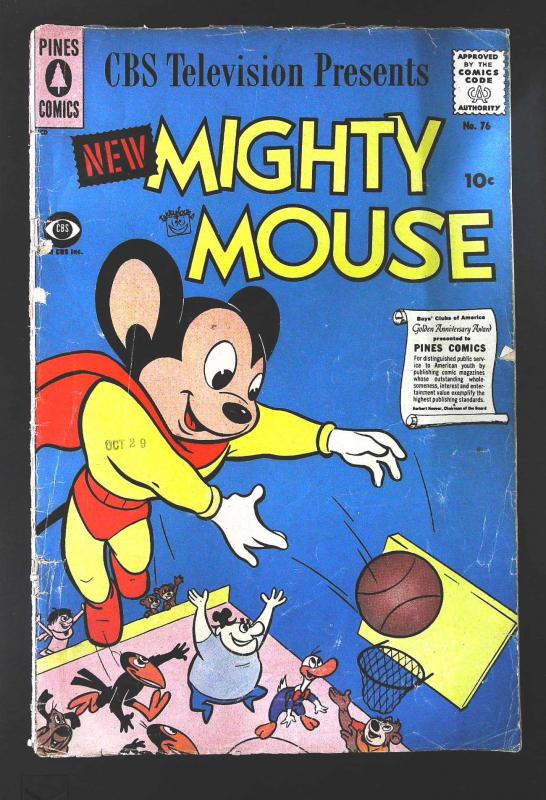 Mighty Mouse (1947 Series) #76, VG- (Actual scan)