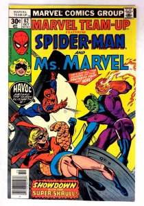Marvel Team-Up #62 1977 Super-Skrull-Thing Marvel VF/NM
