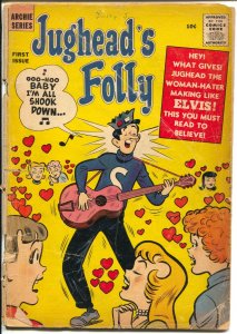 Jughead's Folly #1 1957-Archie-1st issue-1st reference-Elvis-Betty-Veronica-FR